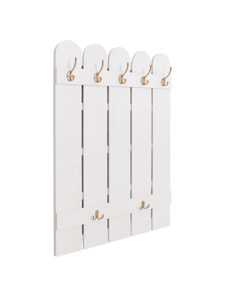 MCW Wandgarderobe N95 86x60cm, Weiß günstig kaufen onesize