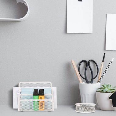 relaxdays Schreibtischaufsatz Schreibtisch Organizer Set 7-teilig