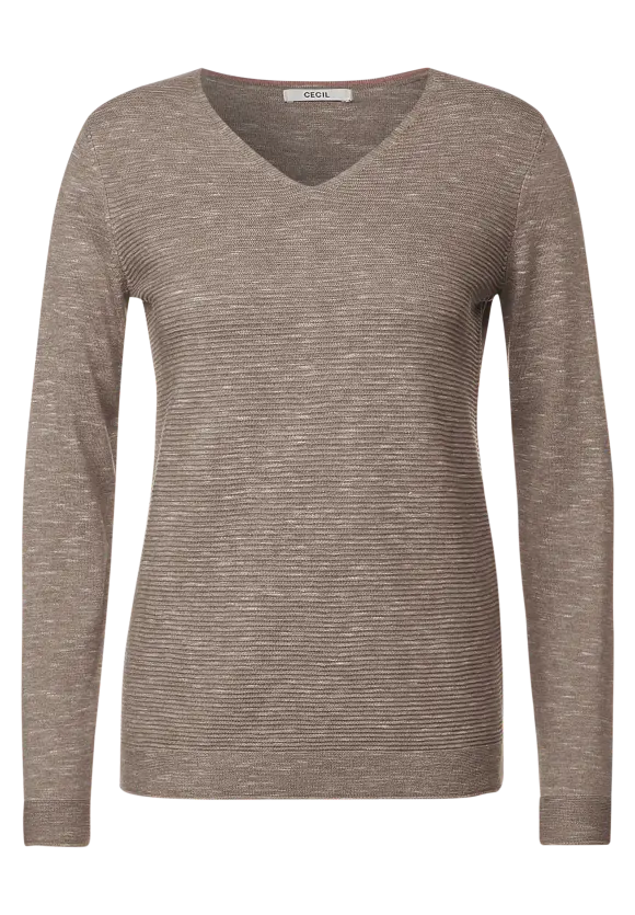 CECIL Struktur Streifen Pullover