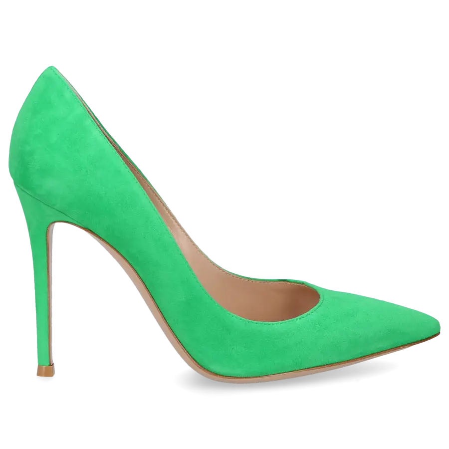 Gianvito Rossi - Pumps GIANVITO 105 Veloursleder - grün