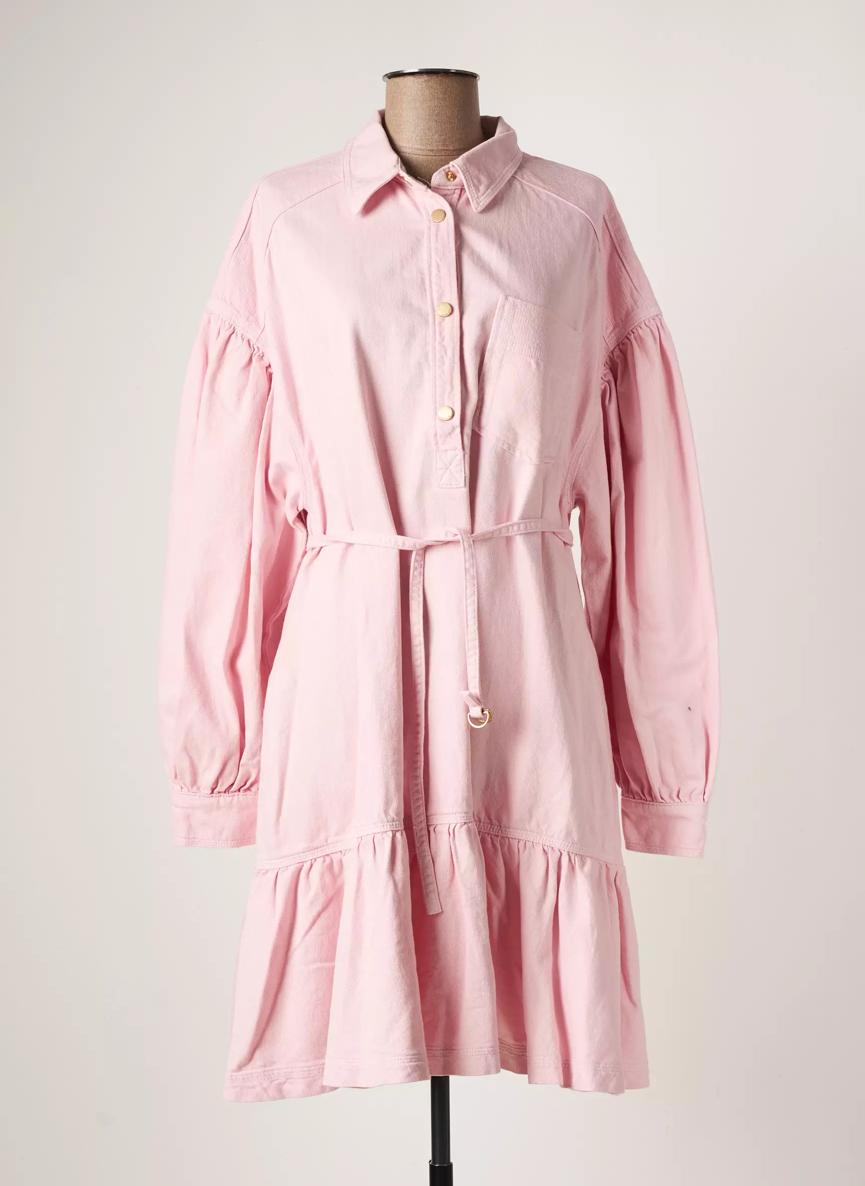 Essentiel Antwerp Robes Mi Longues Femme couleur rose