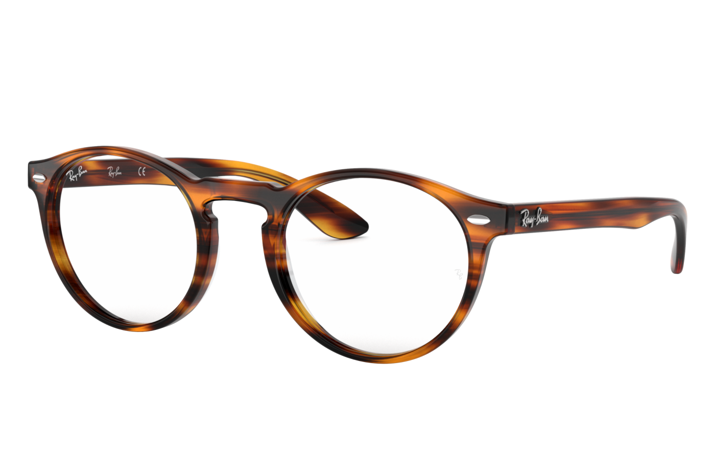 RB5283 OPTICS - Havana cu dungi strălucitoare