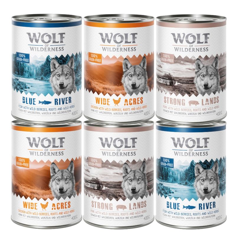 Probierpaket Wolf of Wilderness Nassfutter