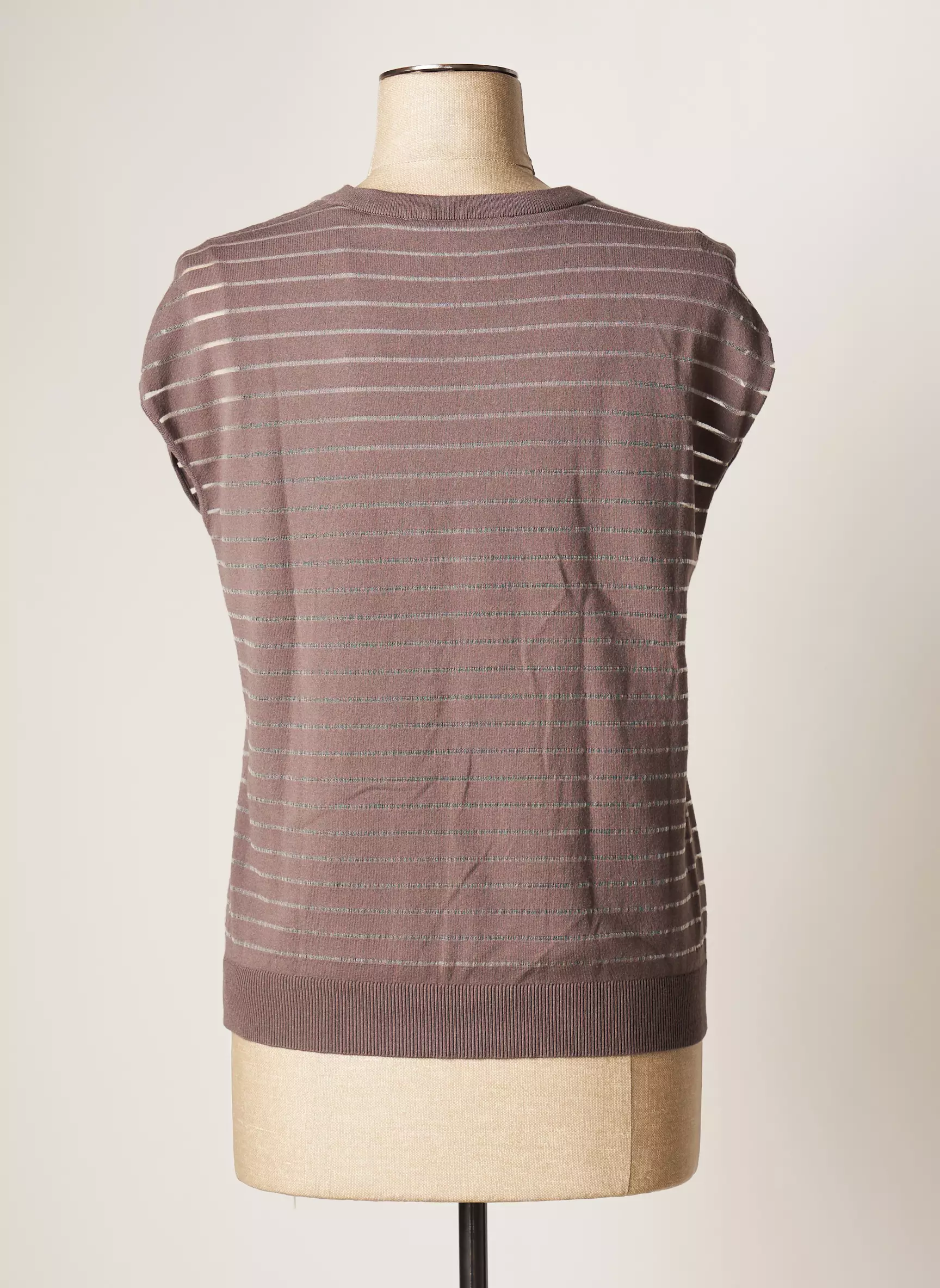 Yaya Pulls Femme couleur marron