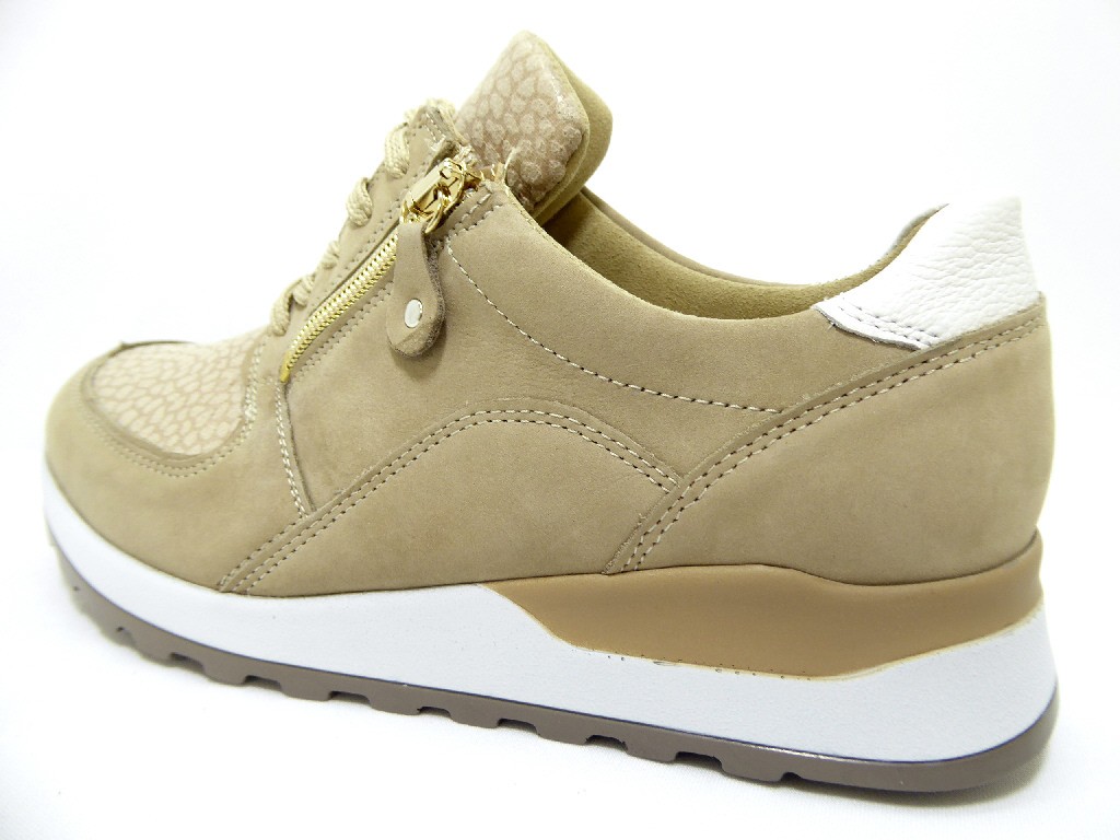 WALDLÄUFER Freizeit Schnürer beige
