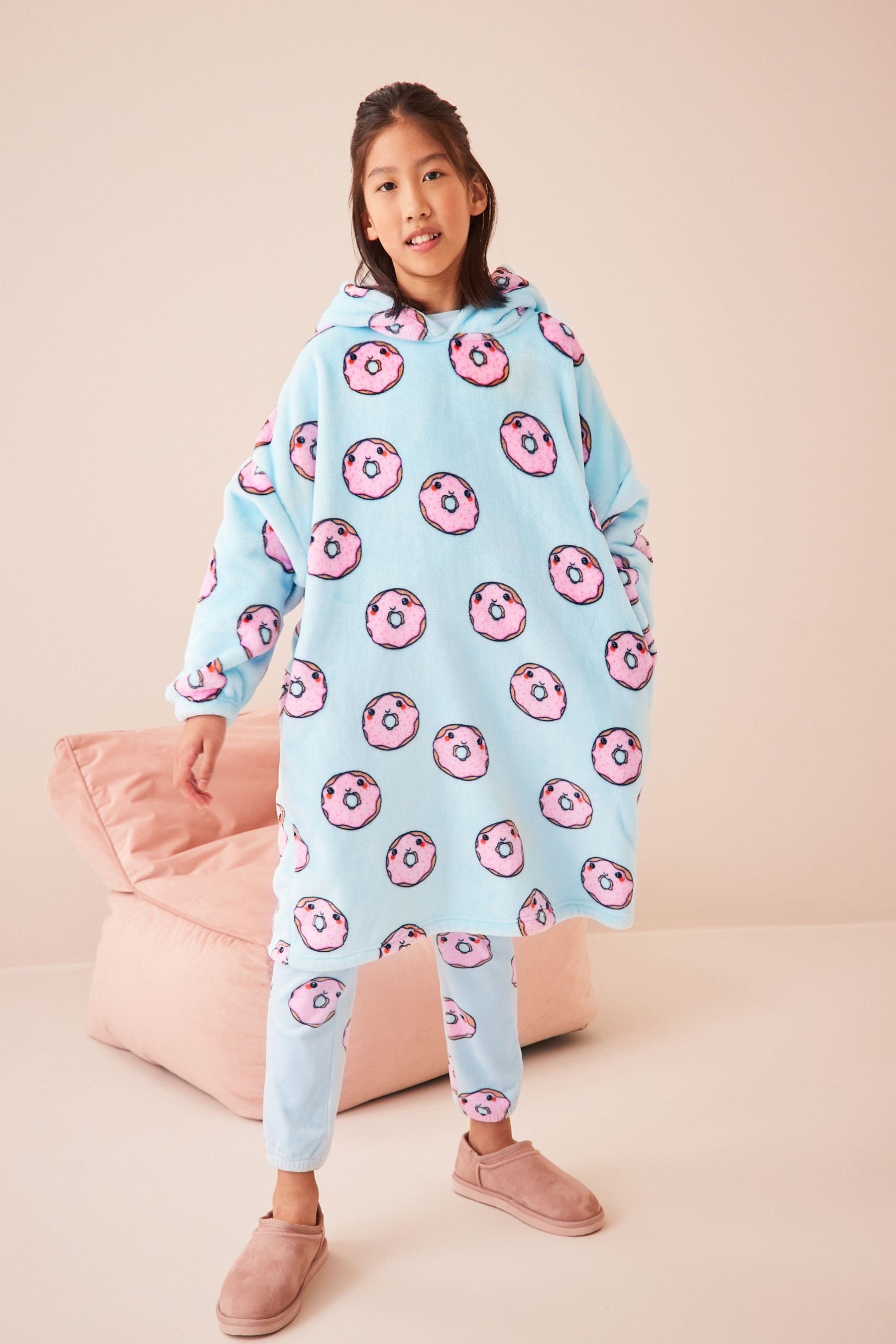 Next Kinderbademantel Kapuzendecke mit Figurenmotiv, Polyester (recycelt), Polyester