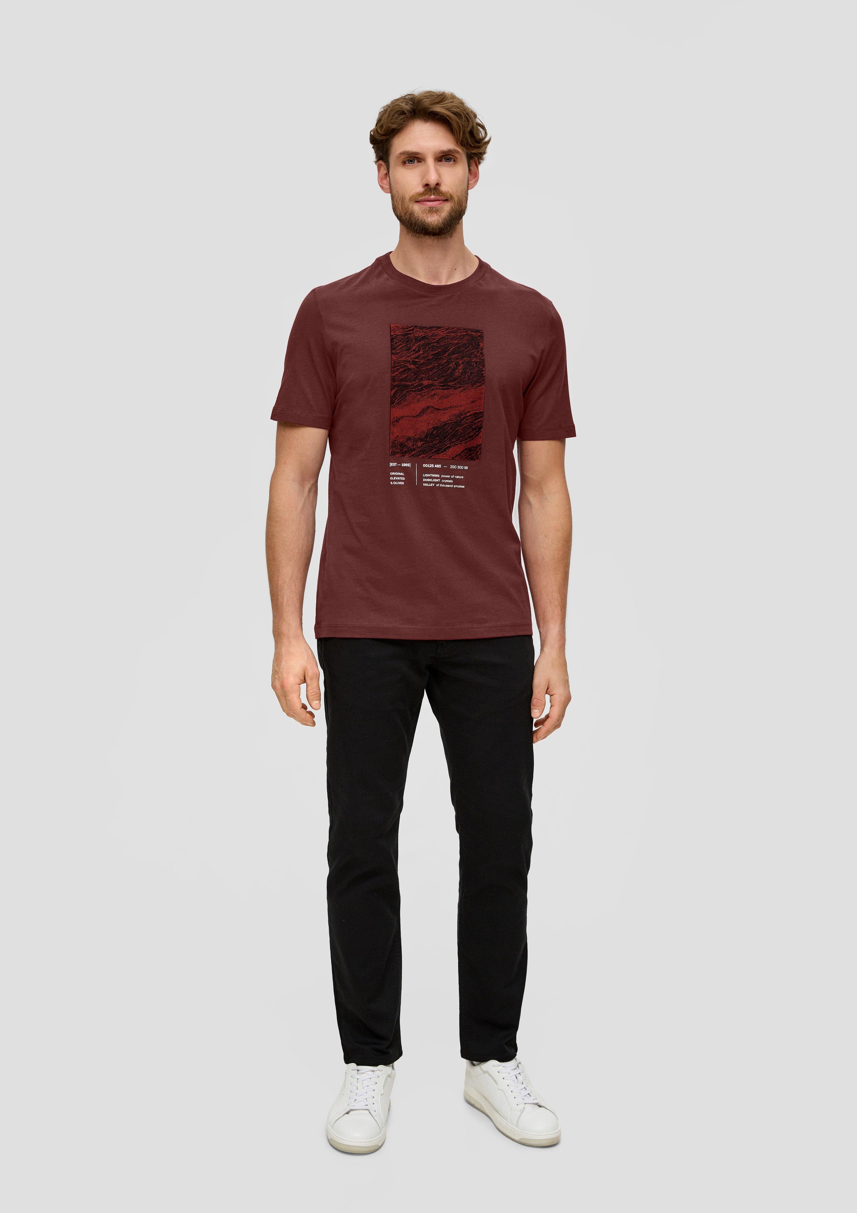 Baumwollshirt mit Frontprint  2138665-39D1
