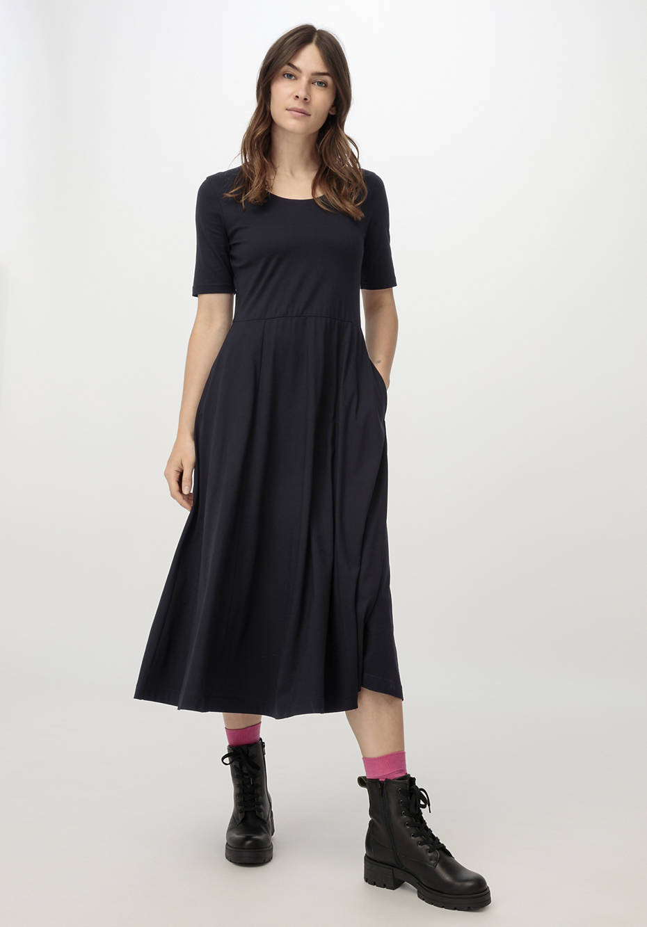 Midi-Kleid aus reiner Bio-Baumwolle