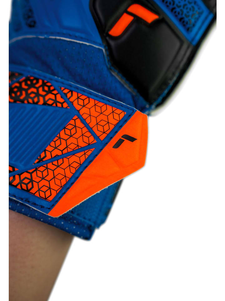 Reusch Torwarthandschuhe Attrakt Solid Junior in 4467 electric blu/shock. orang günstig kaufen