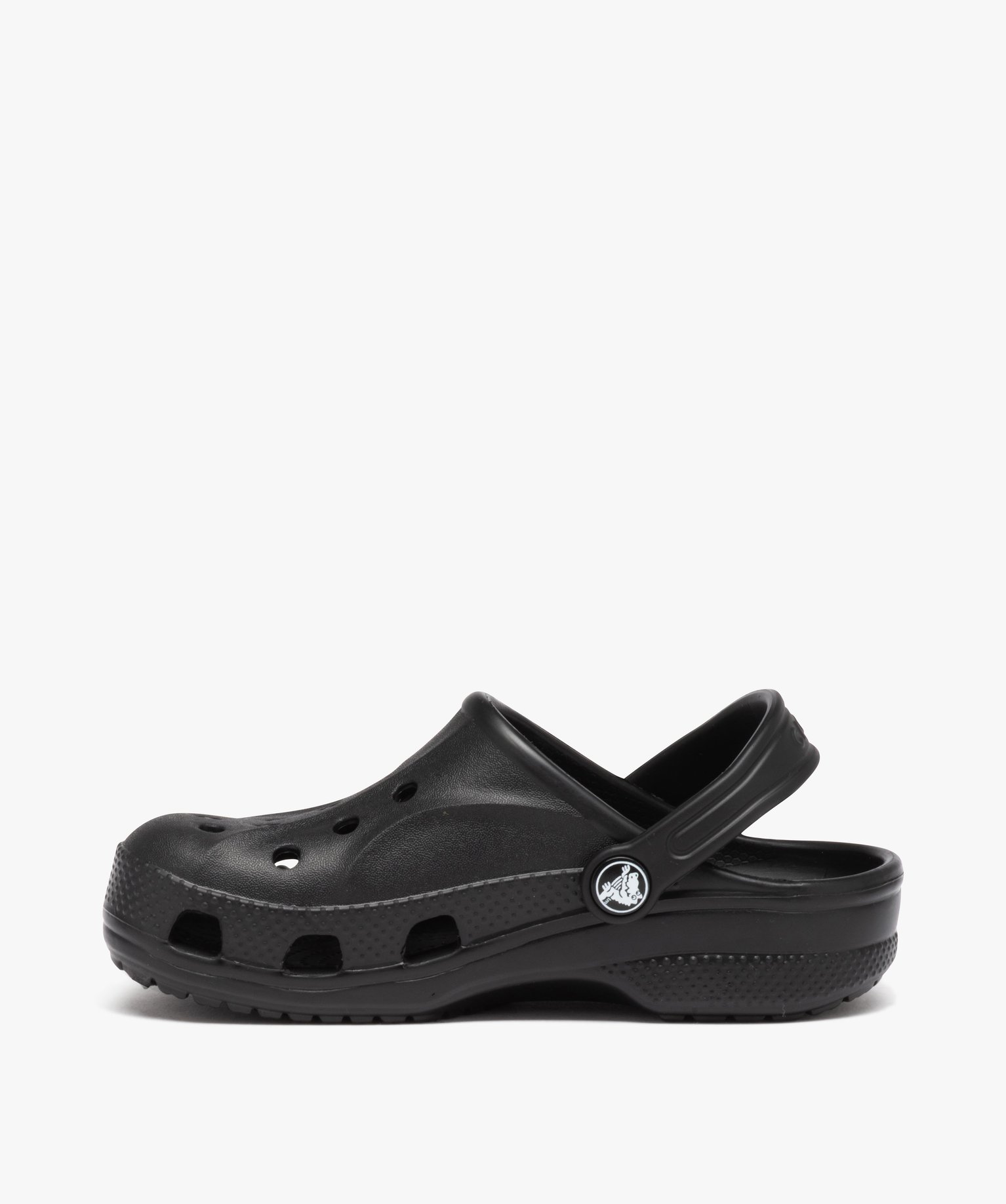 Sabots souples fille unis avec perforations - Crocs noir | GEMO