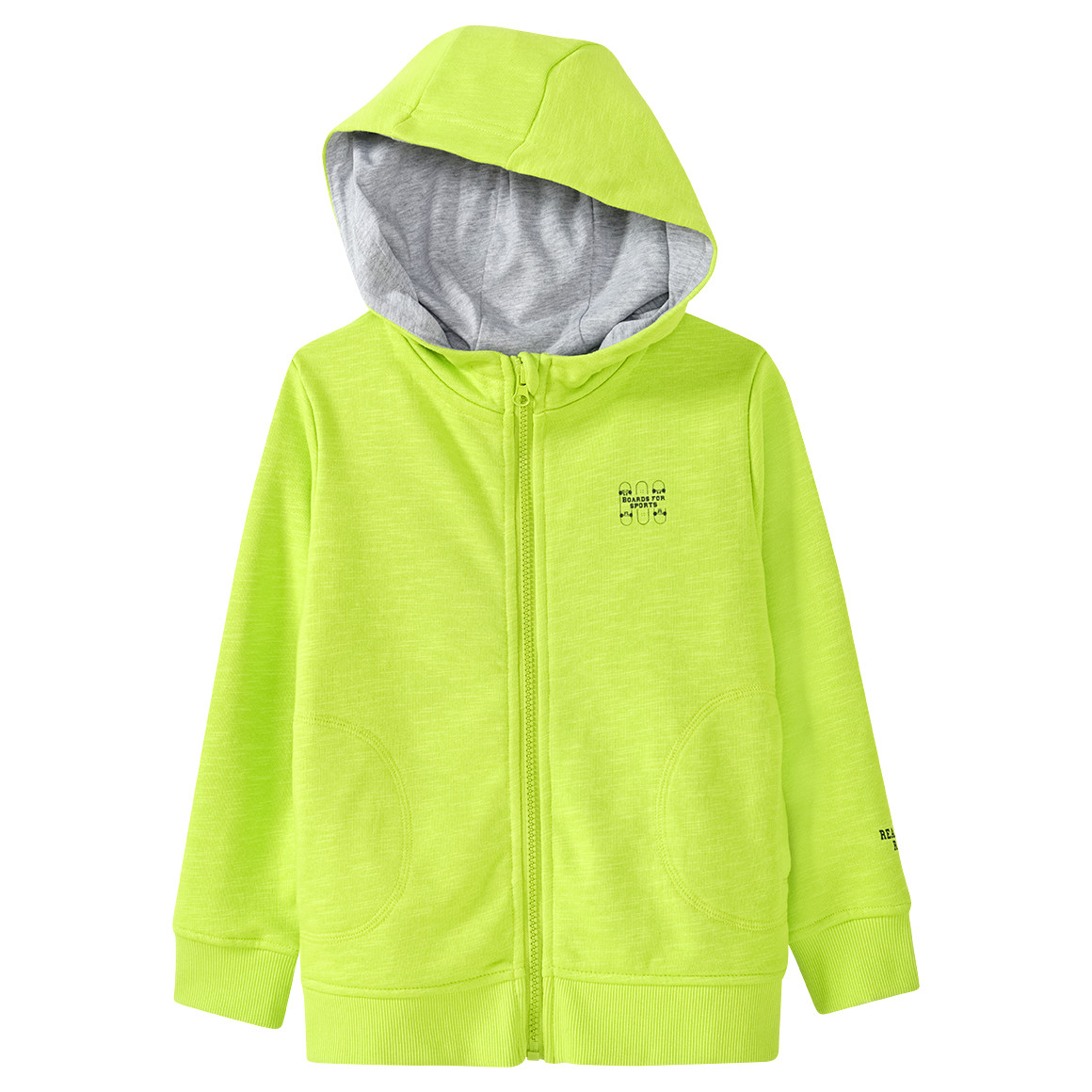 Jungen Sweatjacke mit kleinen Prints