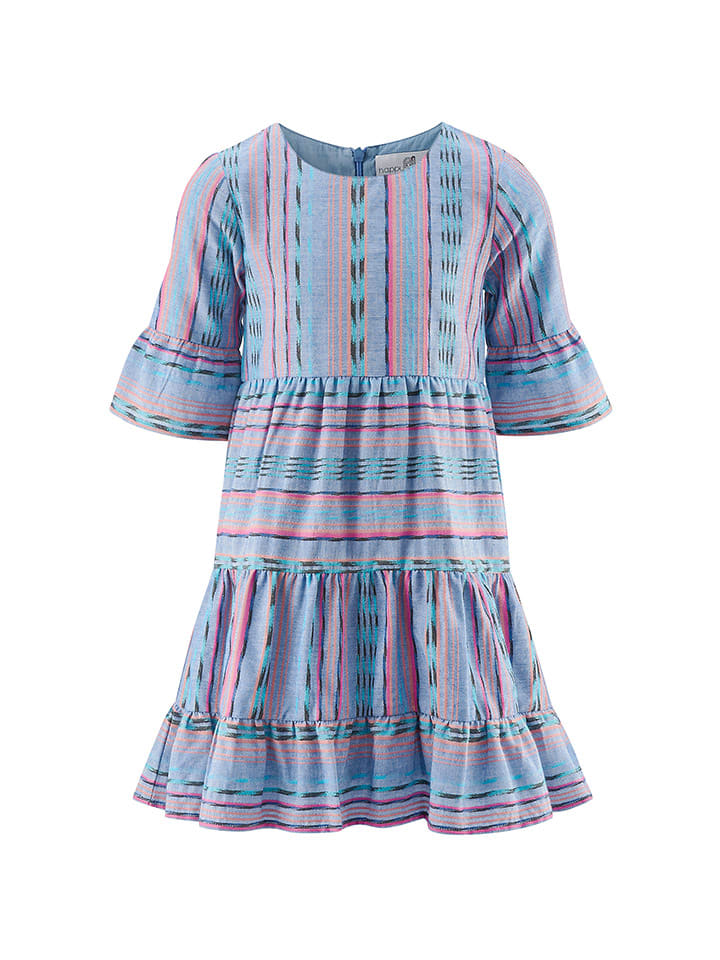 happy girls by Eisend Kleid in Blau/ Rosa günstig kaufen