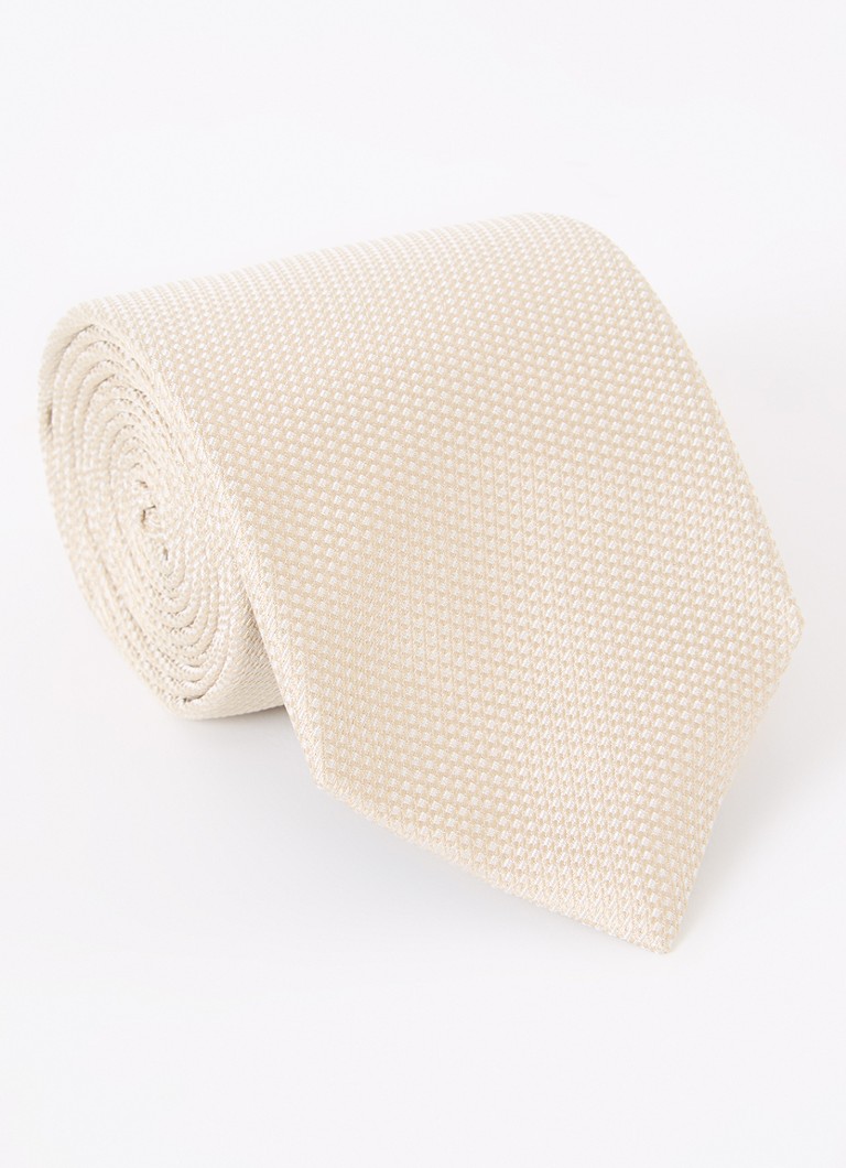 Profuomo Silk tie with micro pattern