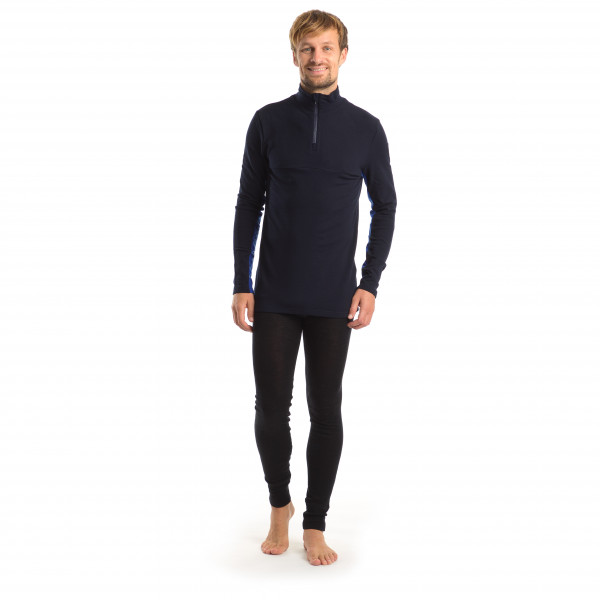 We Norwegians - Tryvann Colblock Zipup - Merinolongsleeve
