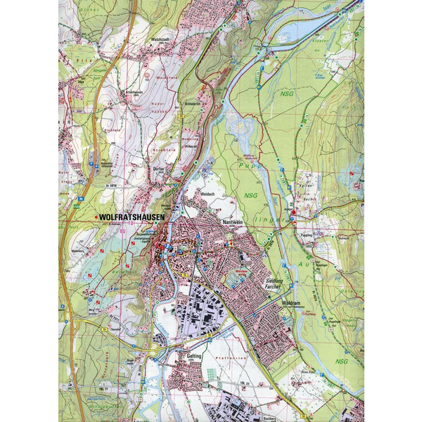 Wolfratshausen 1 : 25.000 - Wanderkarte