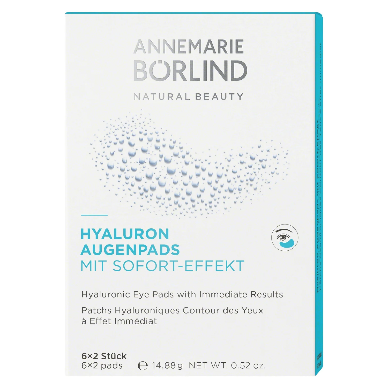 Beauty Extras Hyaluronic Eye Pads - Øyekonturmaske