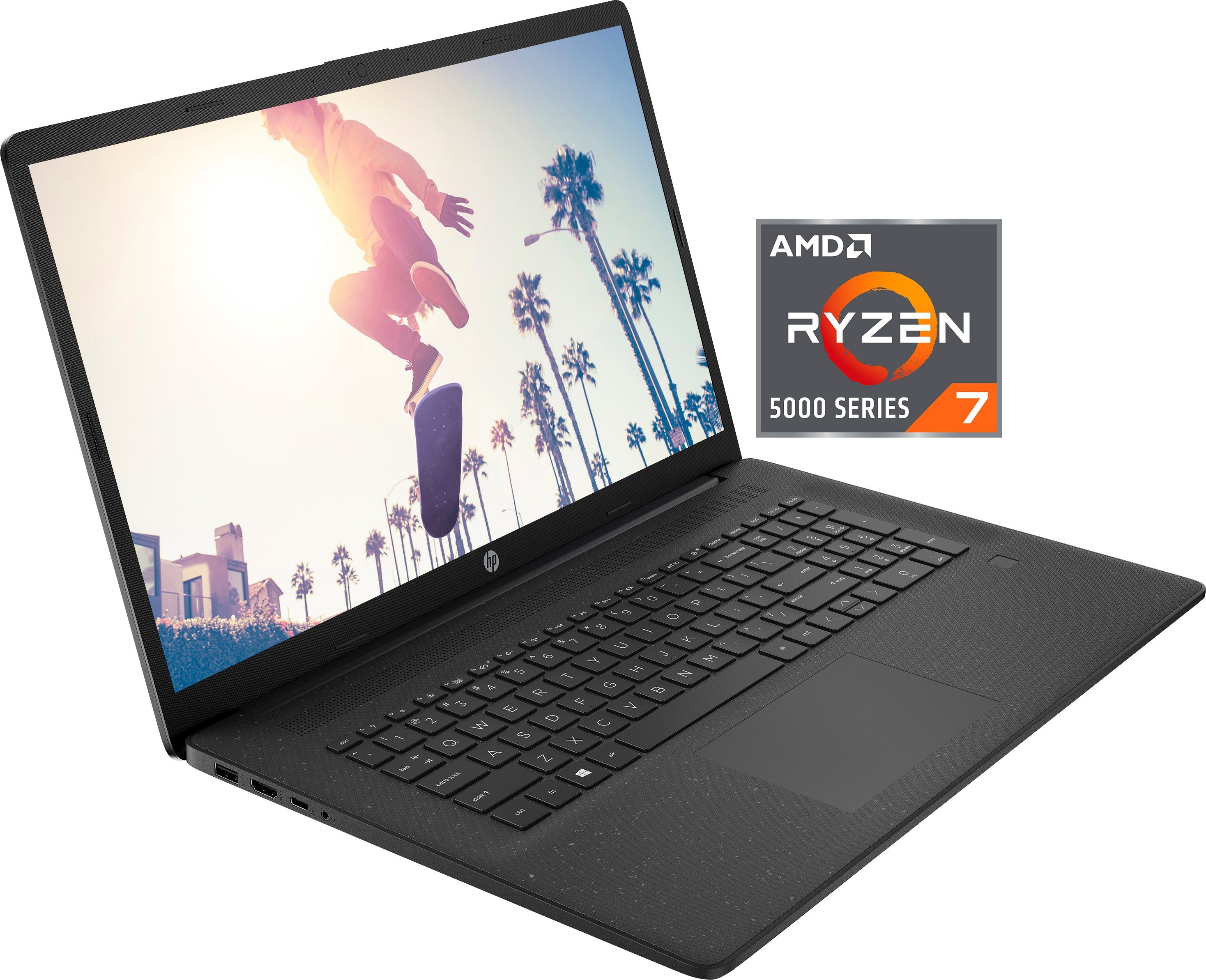 HP 17-cp0272ng Notebook (43,9 cm/17,3 Zoll, AMD Ryzen 7 5700U, Radeon Graphics, 512 GB SSD)