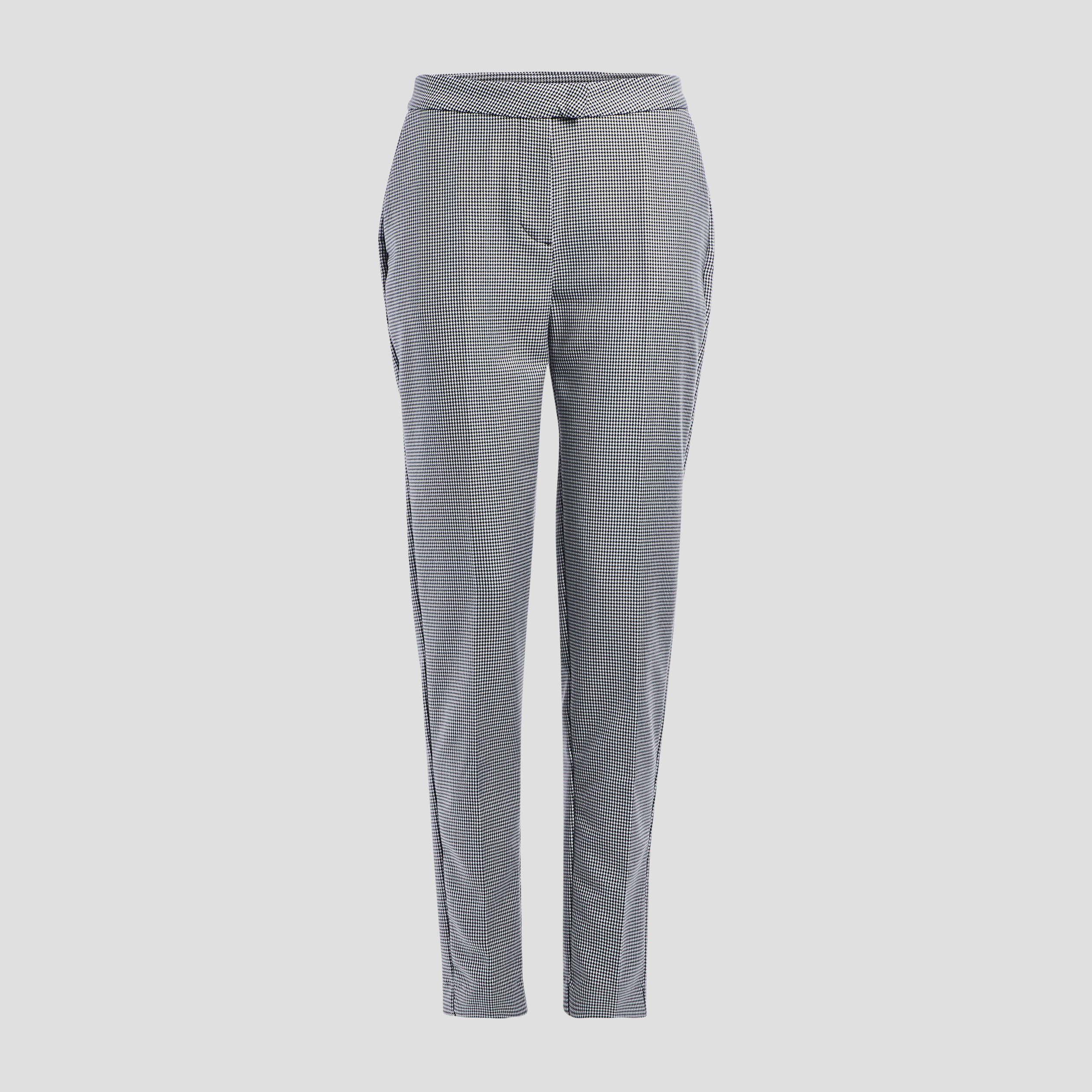 Pantalon droit à pinces blanc femme | La Halle