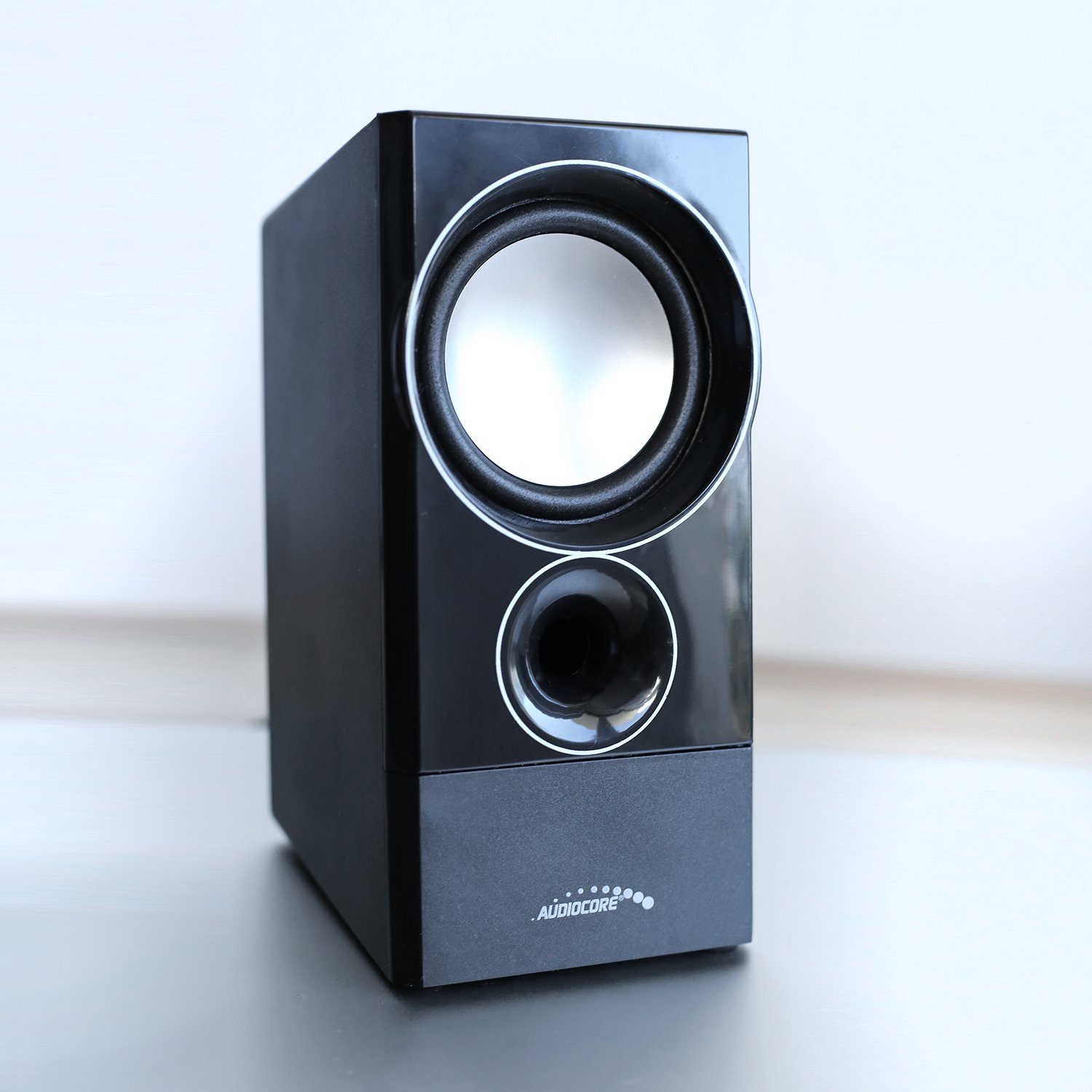 Audiocore AC910 2.1 Lautsprechersystem (Bluetooth, 55 W, AUX, USB, SD, UKW-Radio, inkl. Fernbedienung)