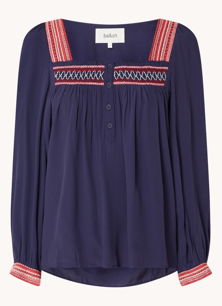 ba&sh Tomer tunic with embroidery