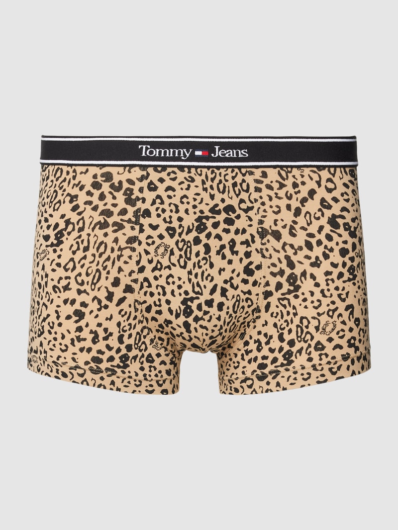 Trunks mit Animal-Print in beige