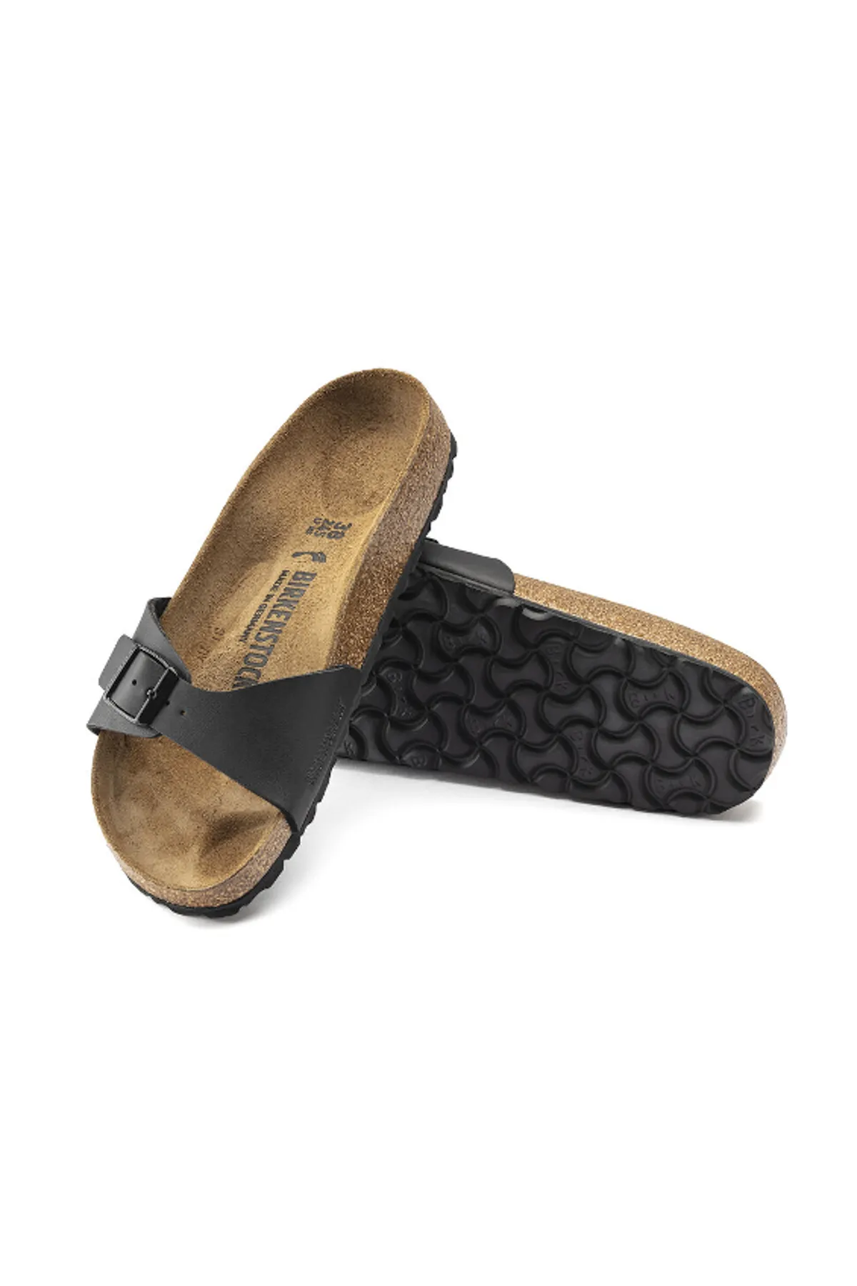 Birkenstock  Pantolette - Schwarz - Flacher Absatz