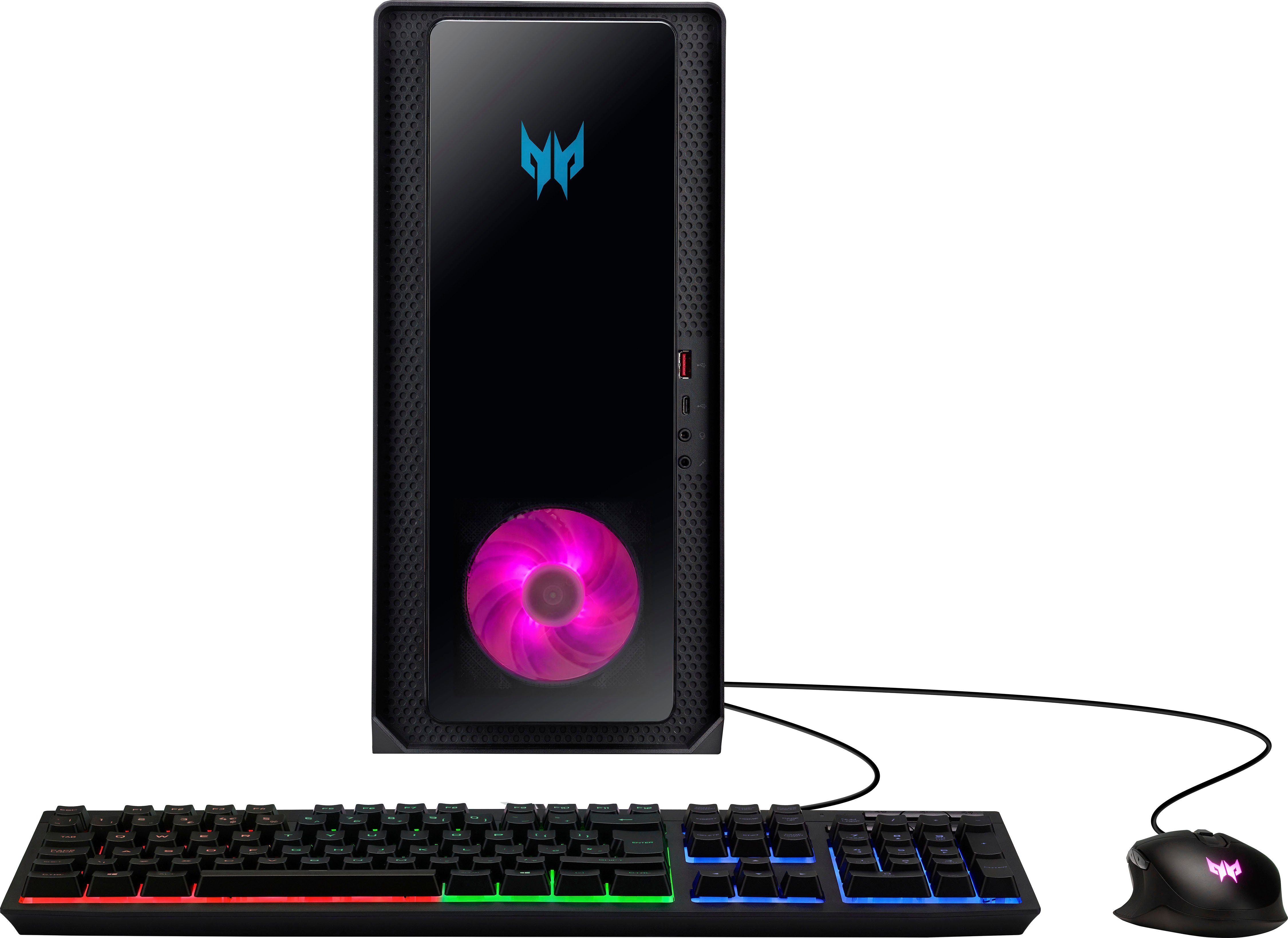 Acer Predator Orion 3000 (PO3-640) Gaming-PC (Intel Core i5 12400, GeForce GTX 1660 Super, 16 GB RAM, 1000 GB HDD, 256 GB SSD, Luftkühlung)