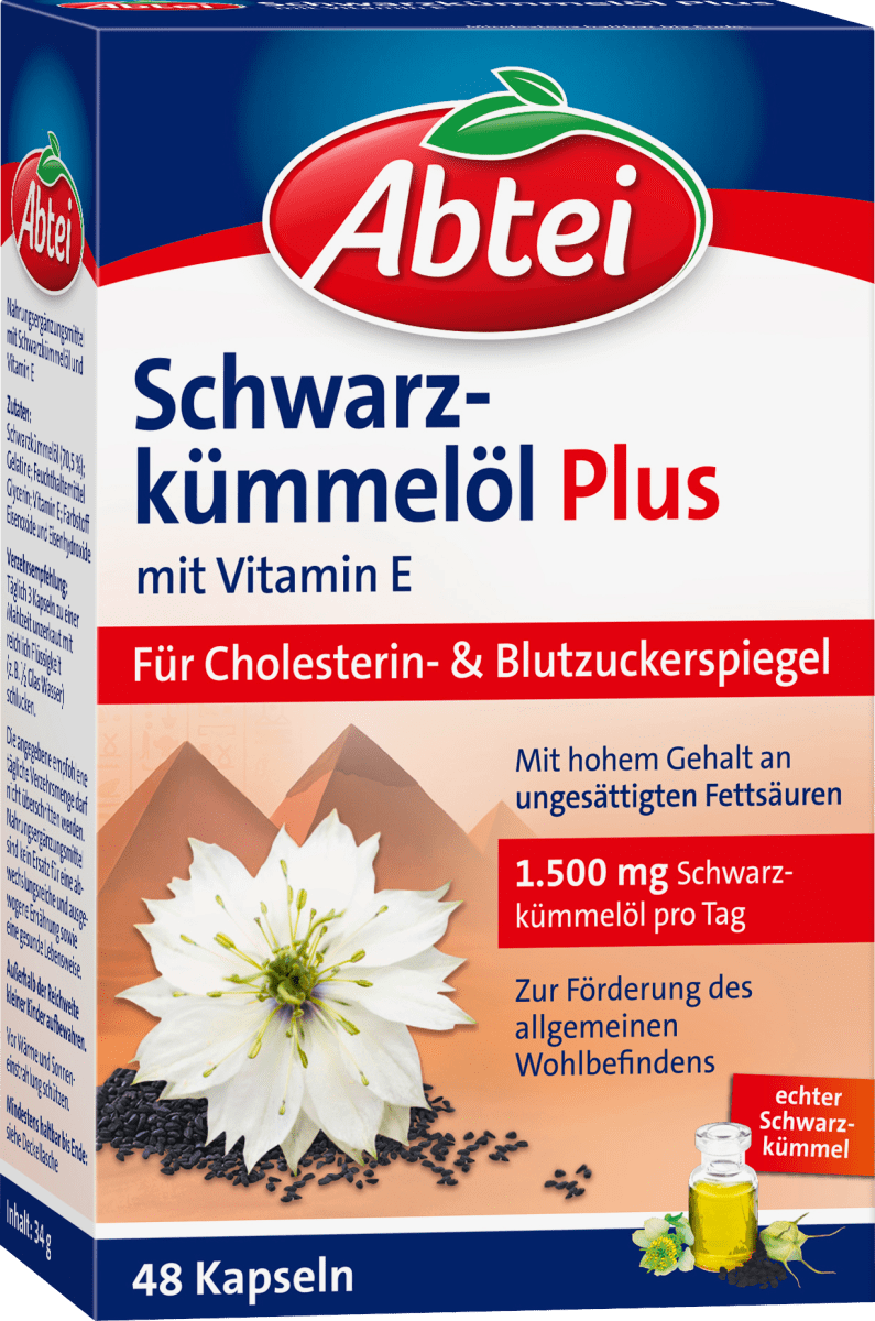 Schwarzkümmelöl Plus Kapseln 48 St., 34 g