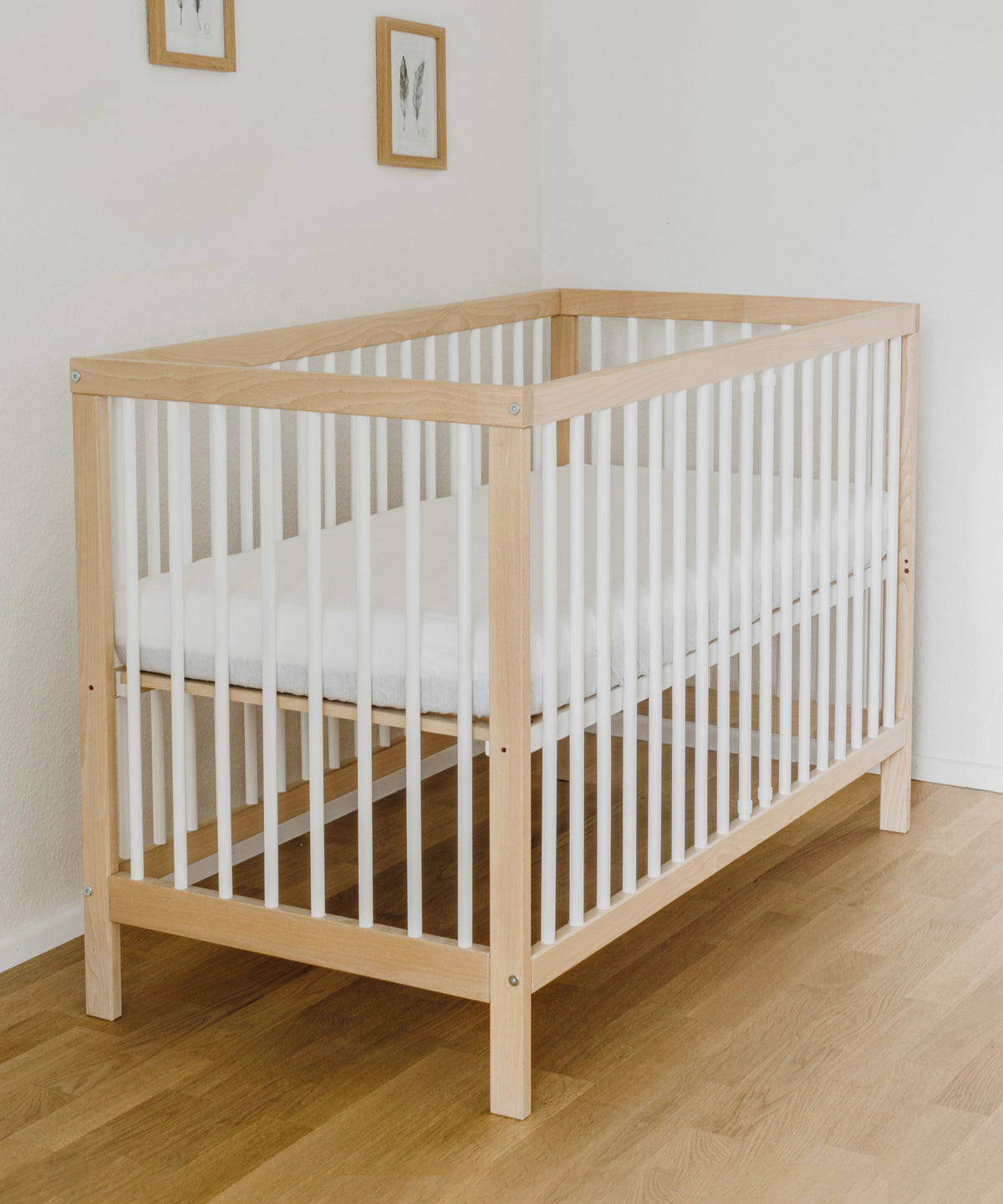 Babybett Pur Natur-Weiß