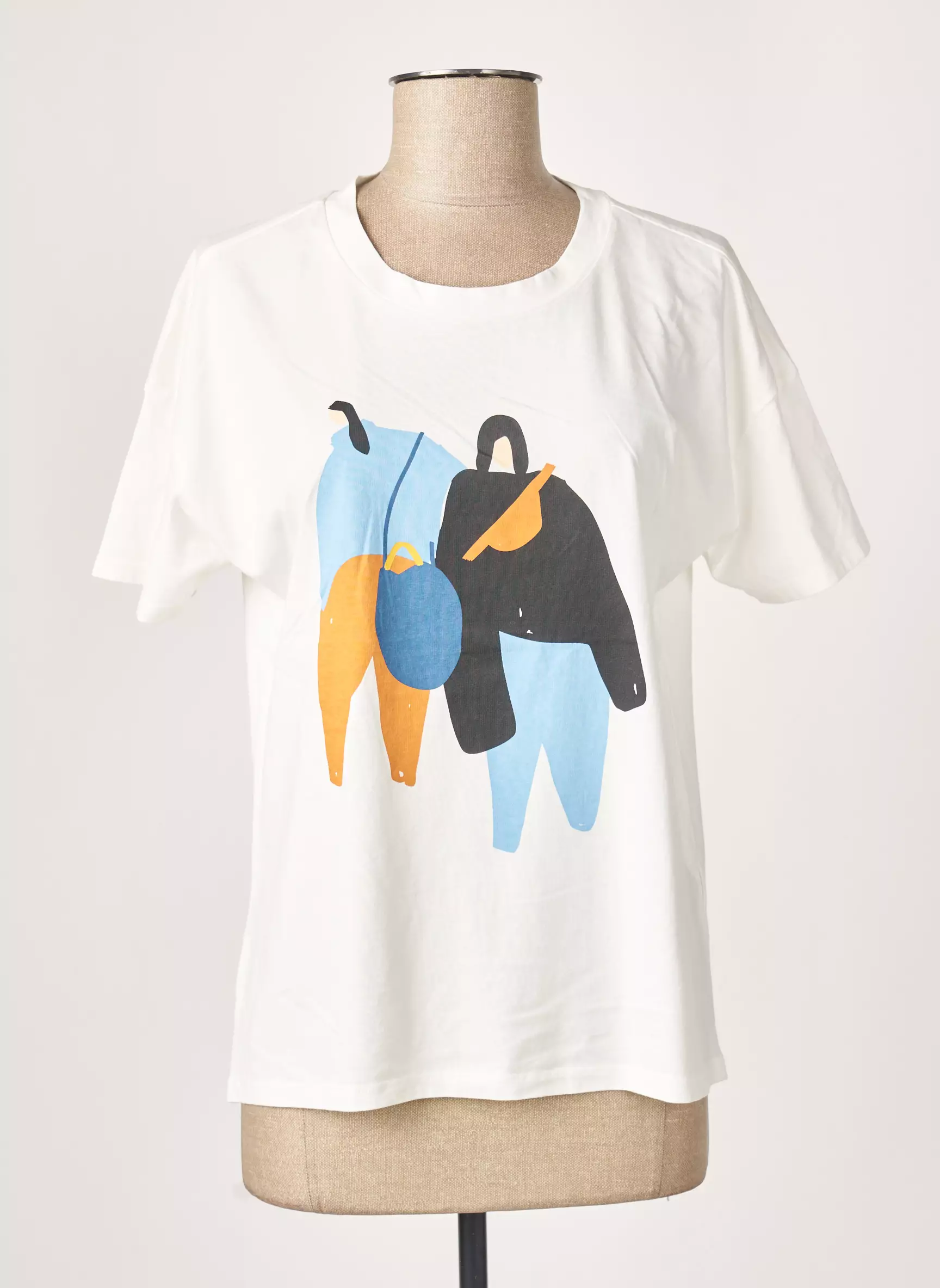 Edc Tshirts Femme couleur blanc