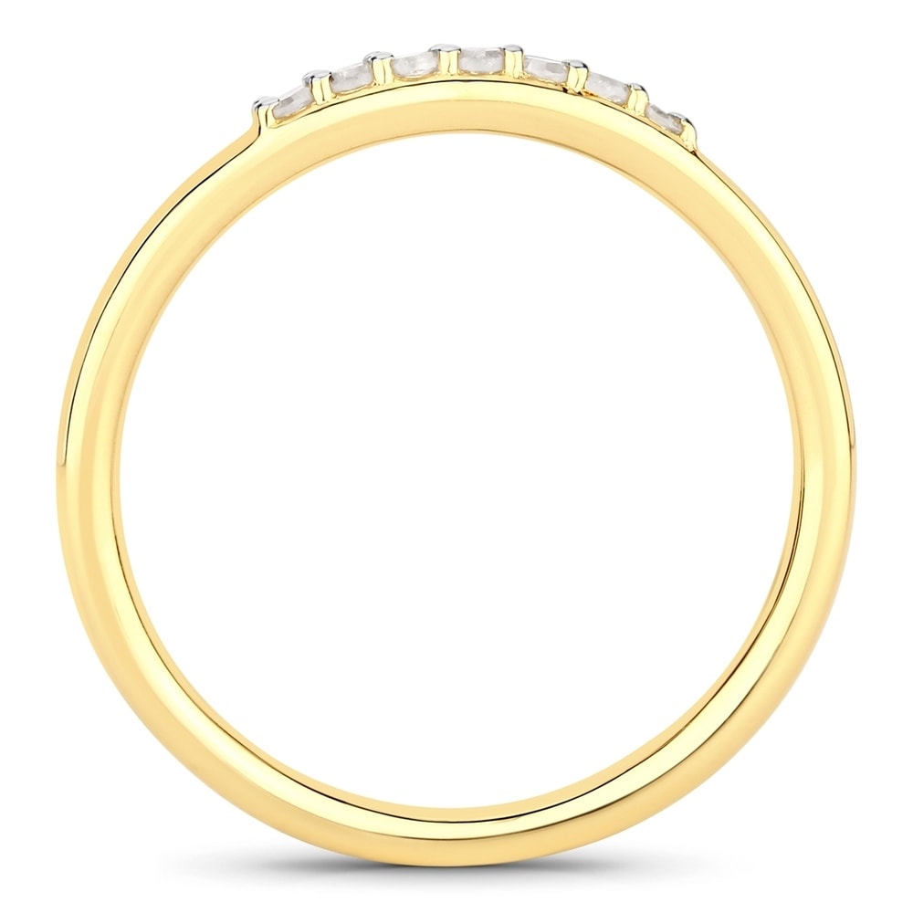 Rafaela Donata Bague Argent sterling Diamant en Or jaune Bague