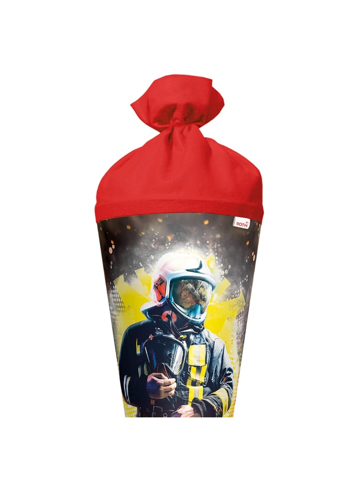 ROTH Schultüte groß Feuerwehrmann 70 cm in Rot günstig kaufen onesize