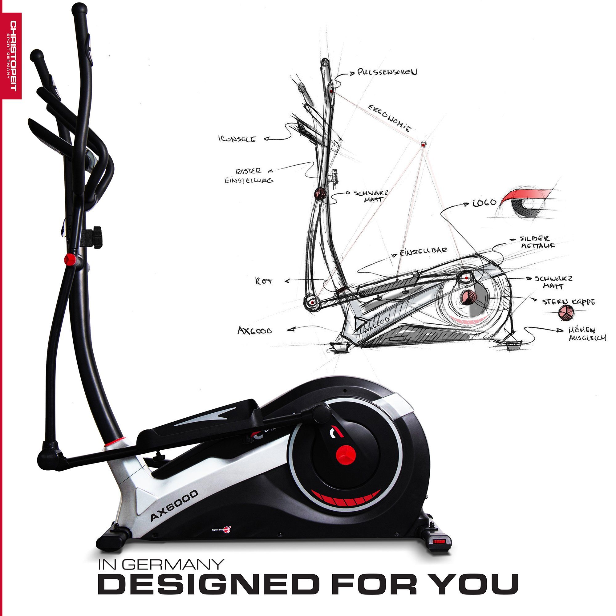 Christopeit Sport® Crosstrainer AX 6000