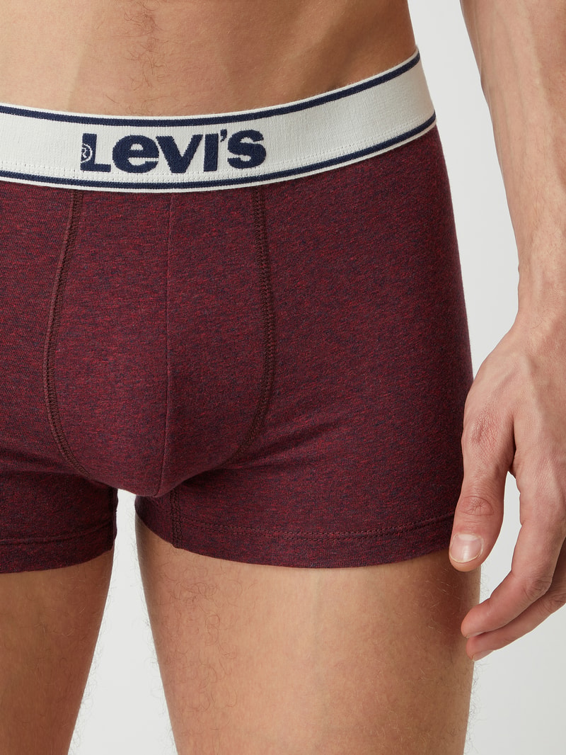 Trunks im 2er-Pack in bordeaux rot meliert