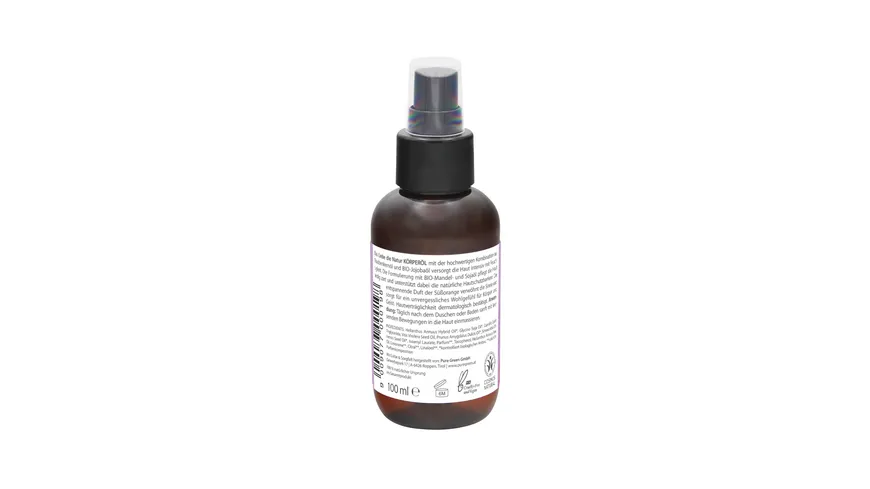 LIEBE DIE NATUR - natürliches Körperöl Traube 100 ml