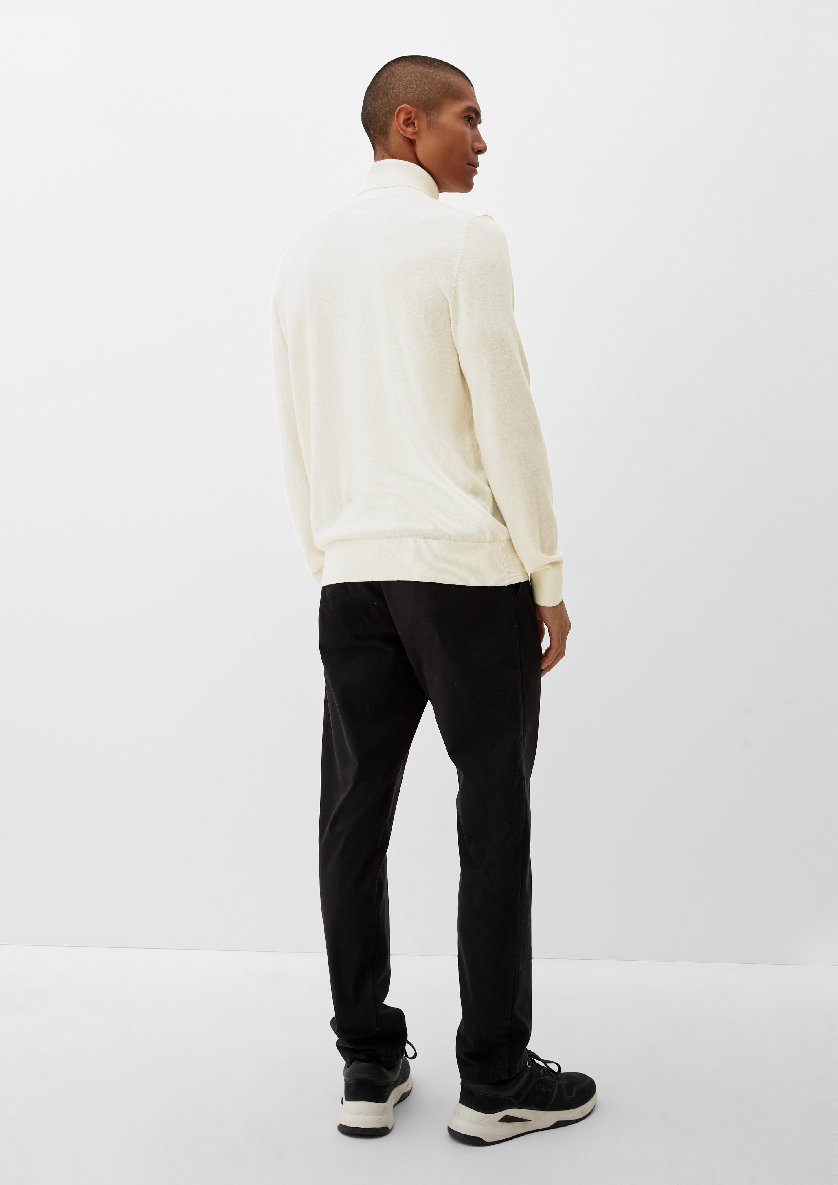 Rollkragenpullover mit Merinowolle  2118094-0240