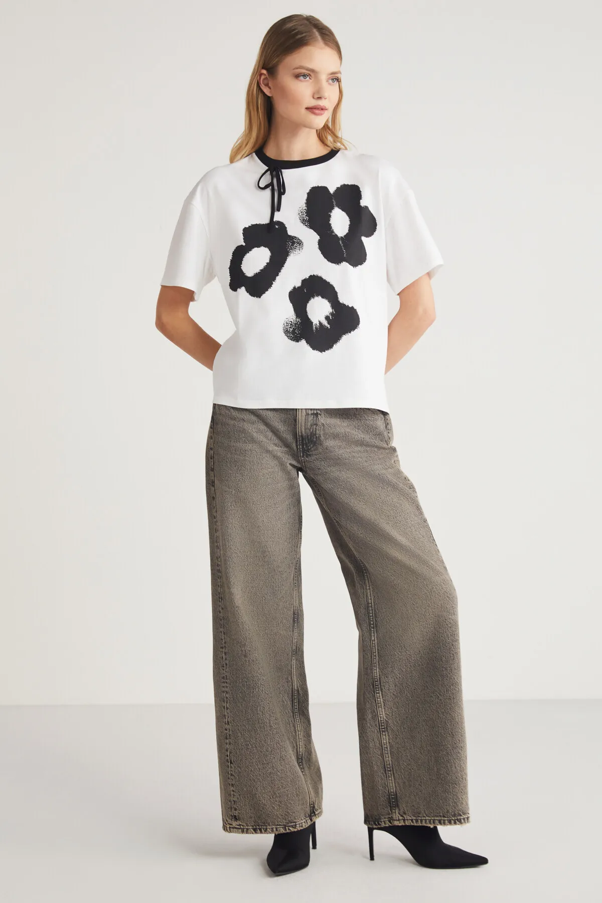GRIMELANGE  T-Shirt - Weiß - Regular Fit