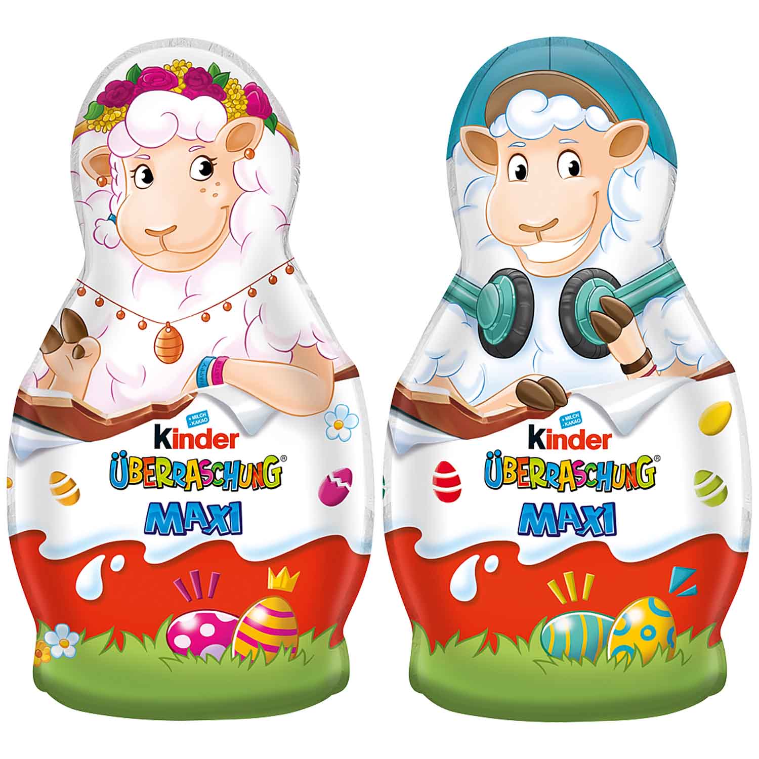 kinder Schokolade Hohlfigur mit Überraschung Maxi 'Funny Friends' 140g