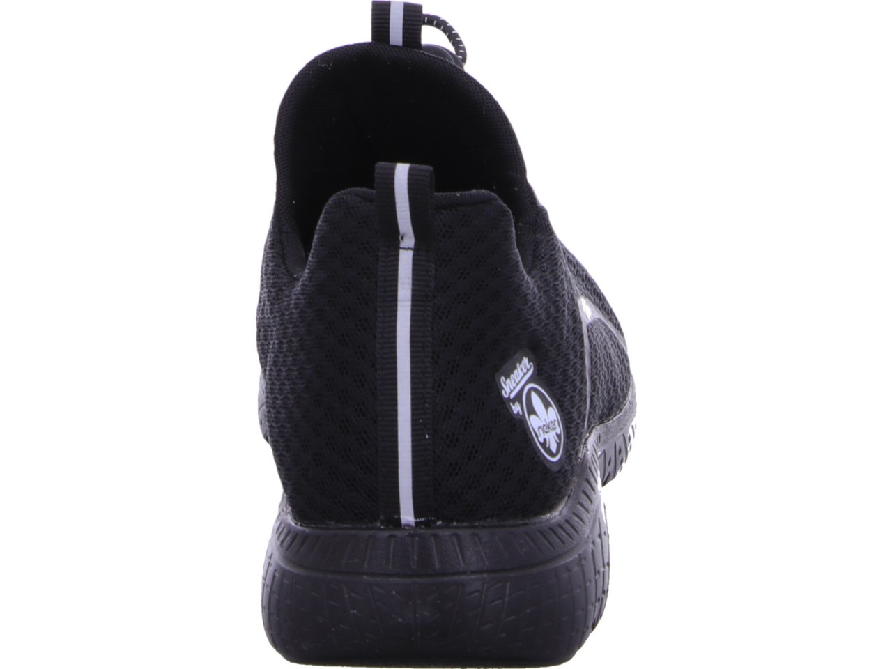 RIEKER Sportliche Slipper schwarz