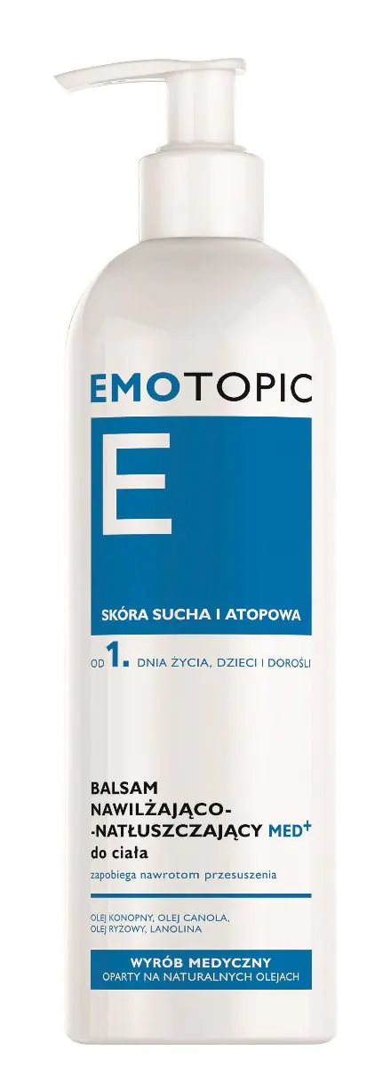 Emotopic drėkinamasis ir lubrikuojantis balzamas