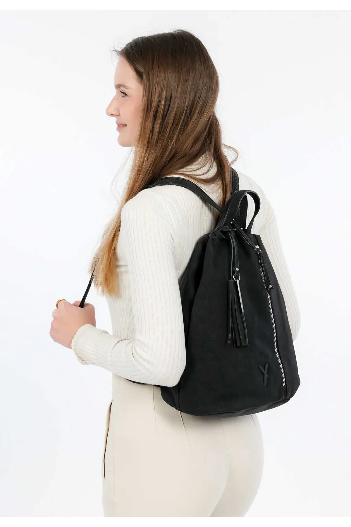 SURI FREY  Rucksack - Schwarz - Unifarben