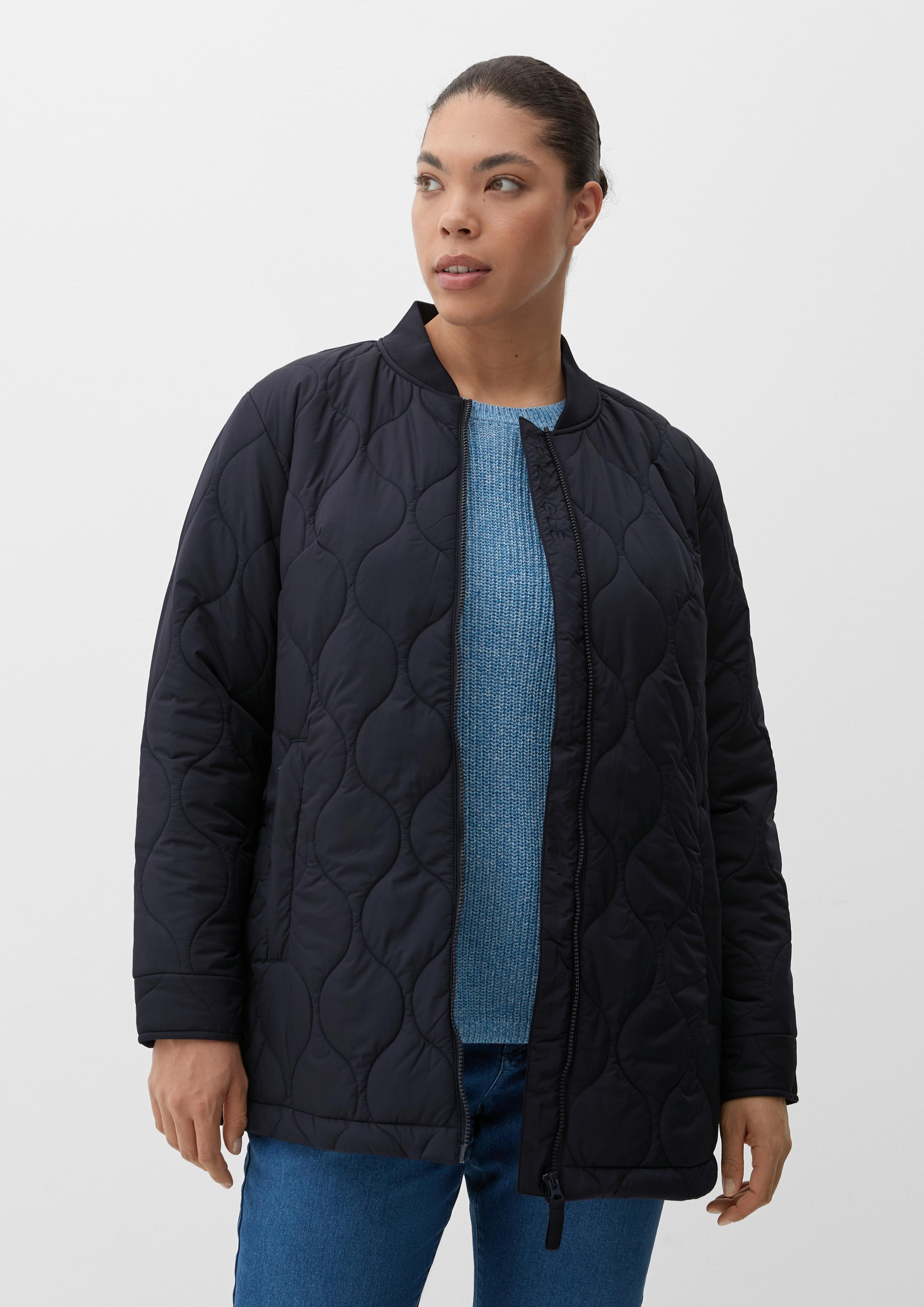 Oversized Steppjacke mit Stehkragen  2129049-5976