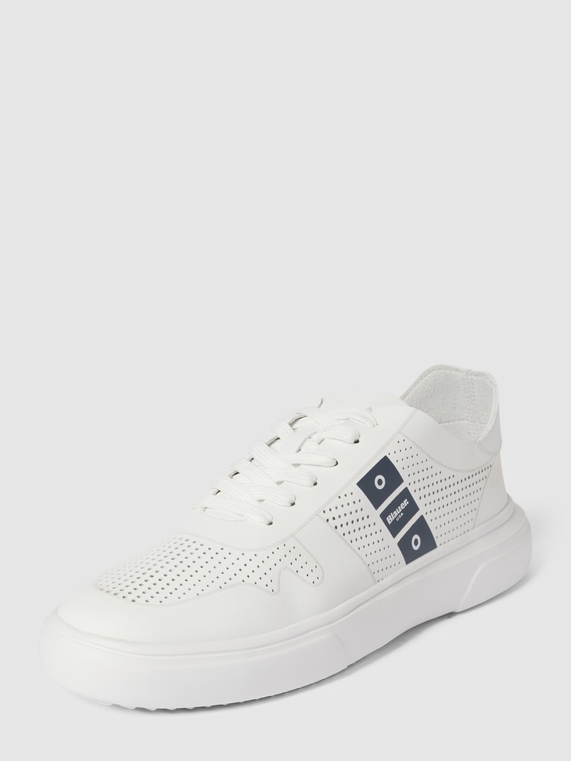Sneaker mit Label-Print Modell 'BLAIR' in weiß