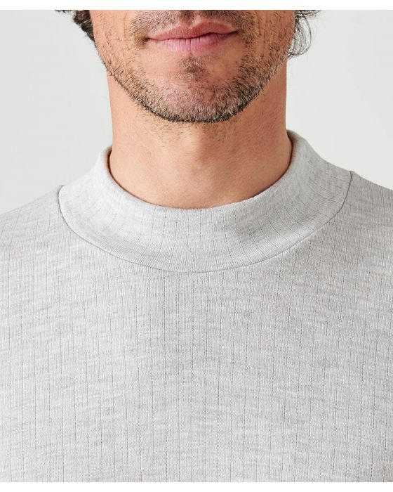 T-shirt côte Richelieu, col montant Thermolactyl