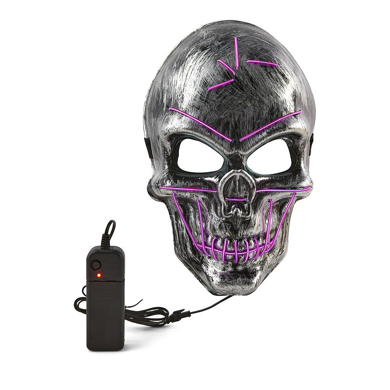 Light IT Halloweenmaske m/LED