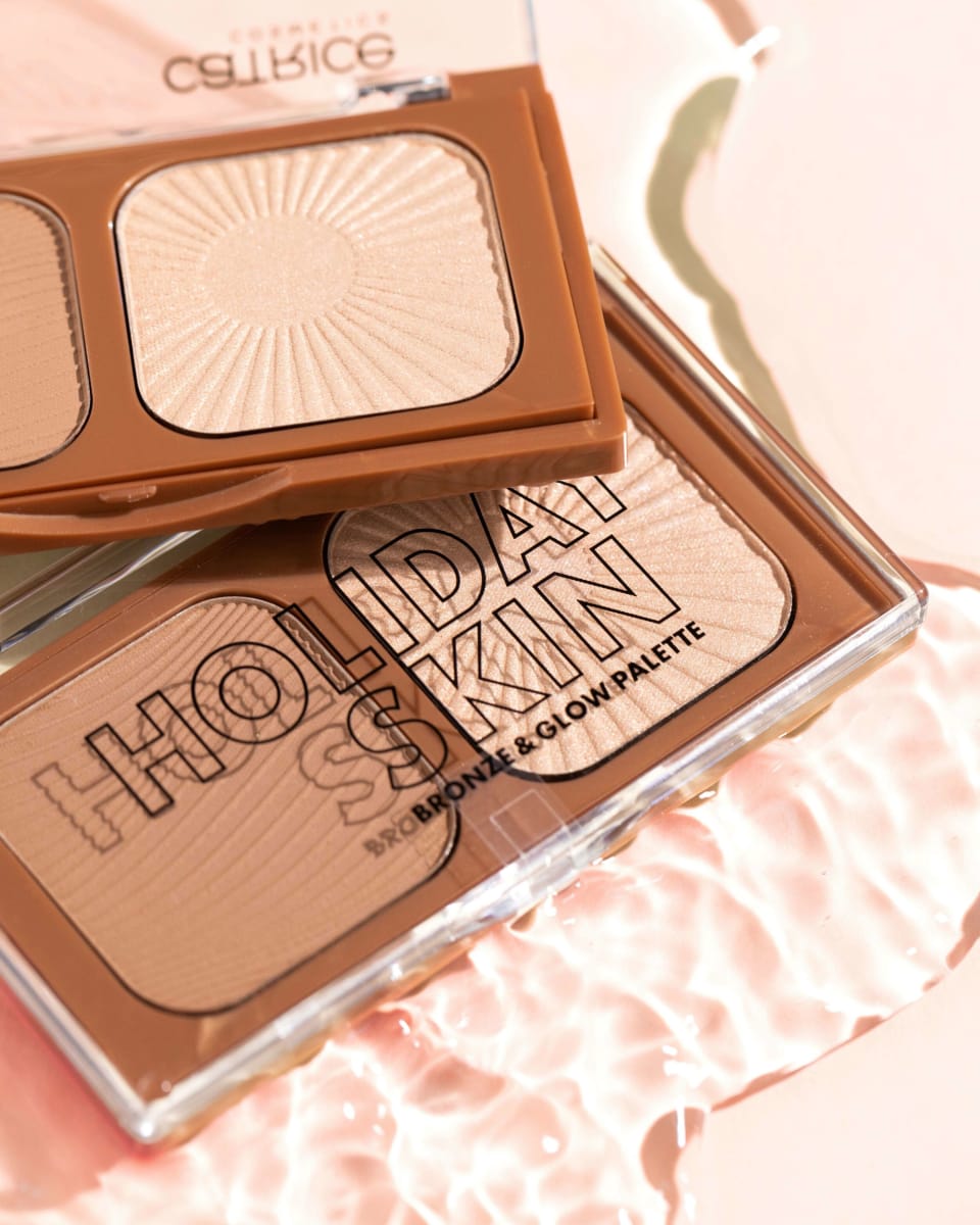 Bronzer &  Highlighter Palette Holiday Skin 010 Out Of Office, 5,5 g