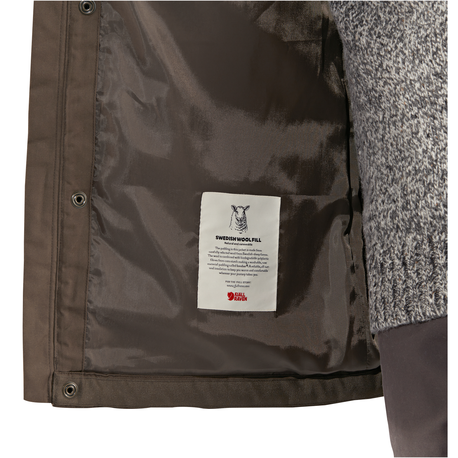 Fjäll Räven Herren Wool Padded Jacke Övik