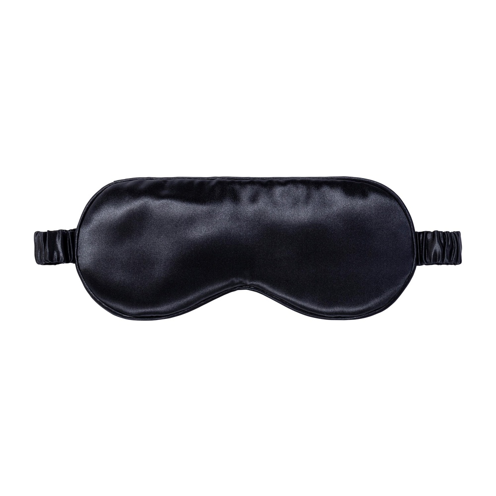 slip masque de sommeil pure soie slip - noir masque de sommeil