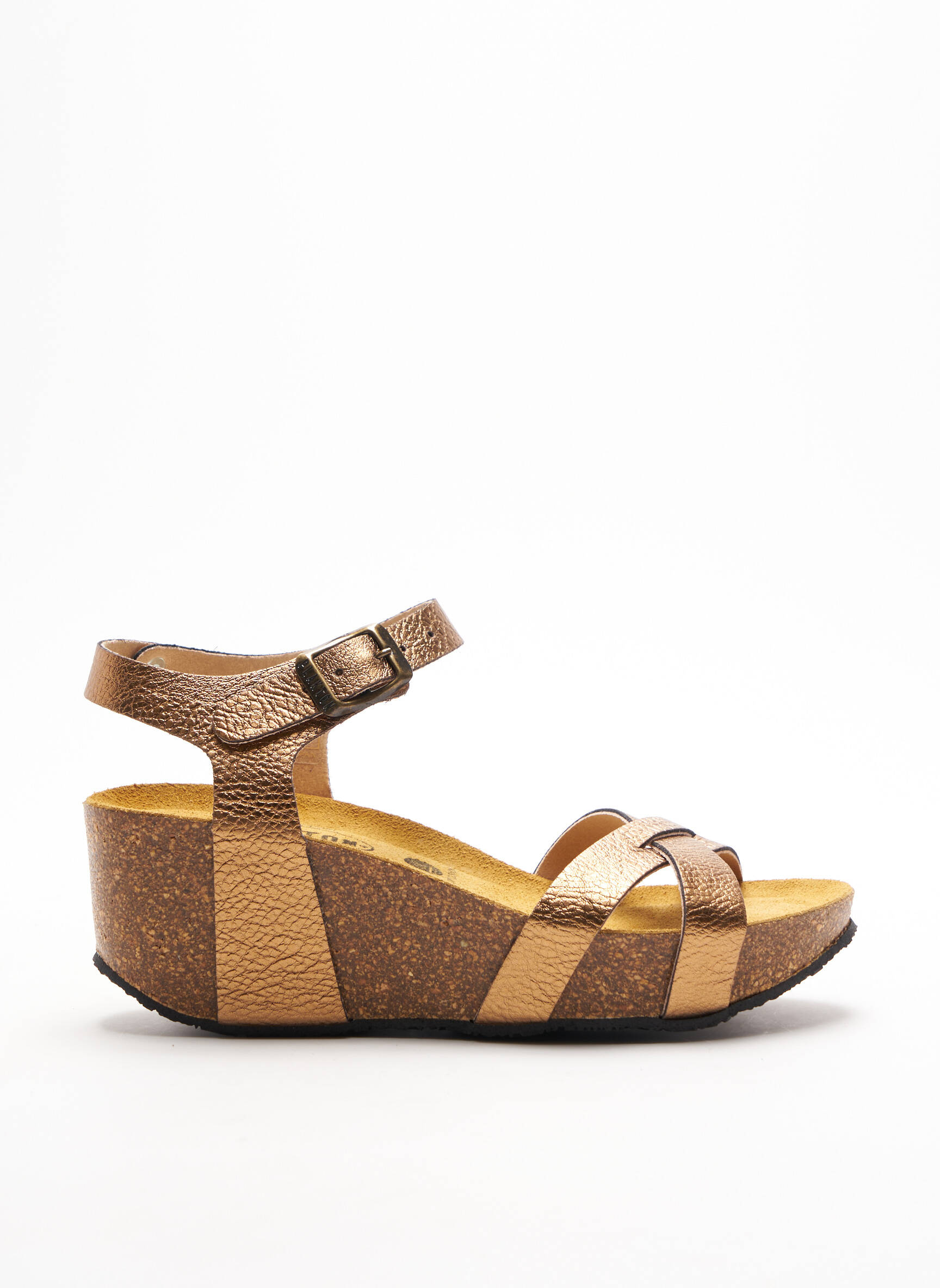 Plakton Sandales Nu Pieds Femme couleur marron