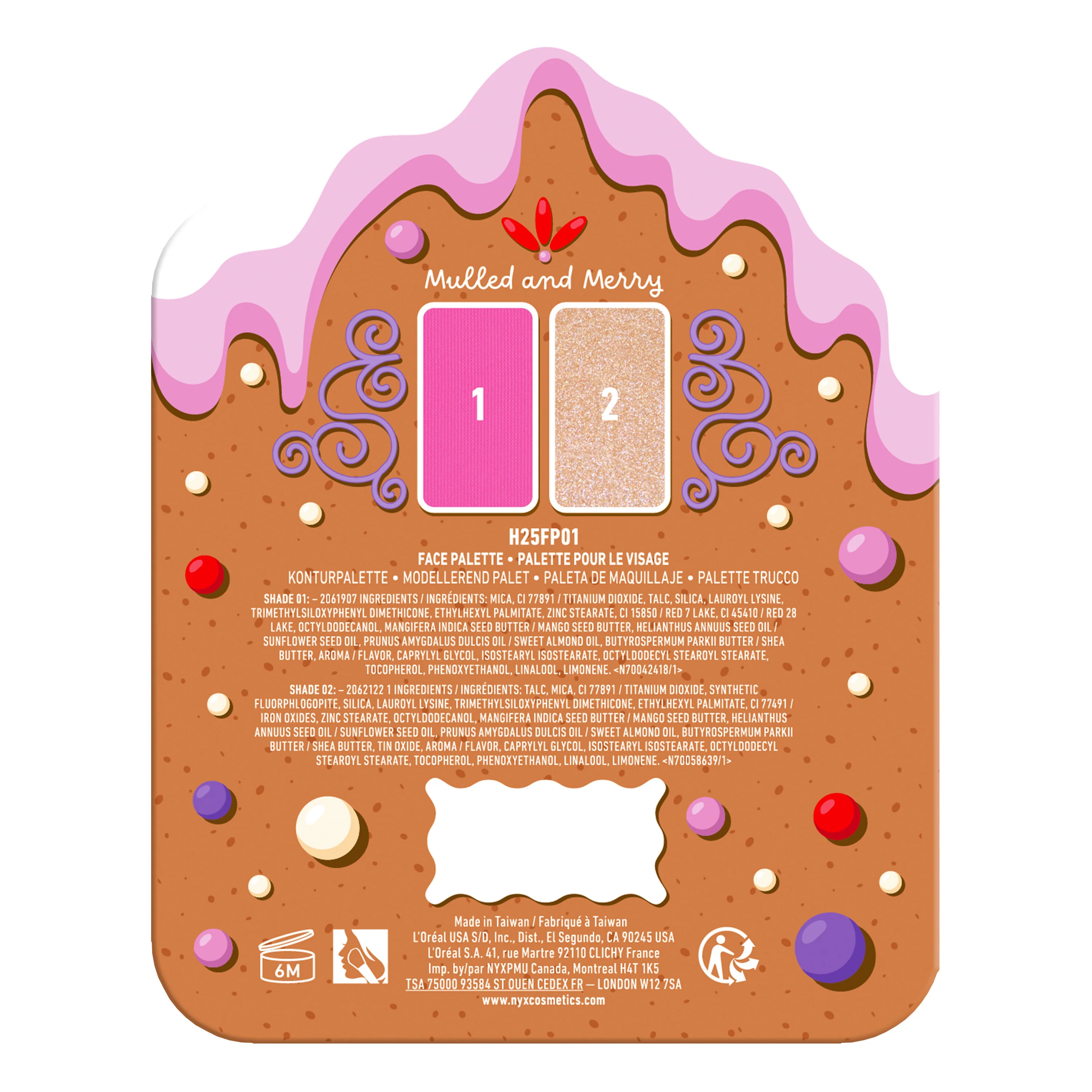 Viso Holiday Buttermelt Face Palette - Palette viso